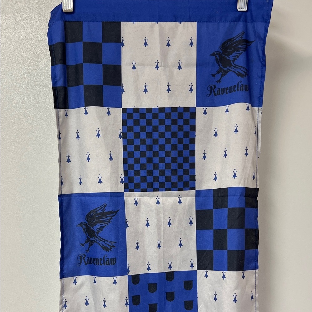 Ravenclaw Blue and Black Checkered House Banner